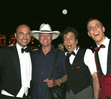 Larry Hagman als J.R. Ewing in der Serie Dallas
