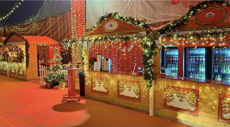 Weihnachtsmarkthütte